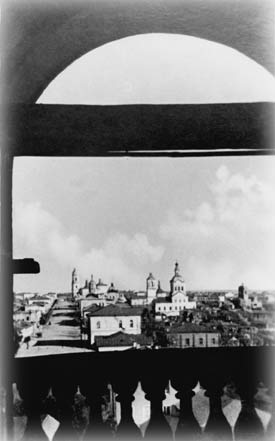 Город Болхов. Улица Ленина (быв. Большая Никольская). Фото периода оккупации Болхова 