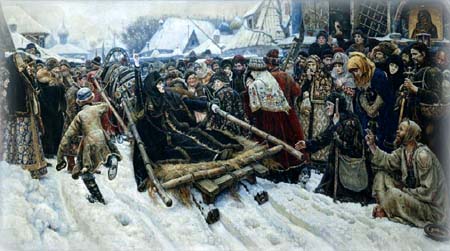 Картина В.И.Сурикова "Боярыня Морозова"